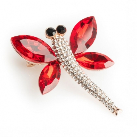 Брошь Стрекоза FAN-06189.9 RG/R Shadore