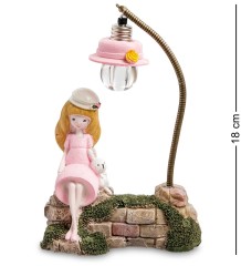 MN-112/2 Фигурка &quot;Девочка с мишкой под фонарем&quot;