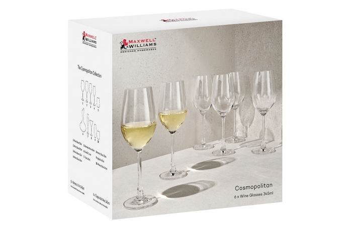 Набор бокалов для вина Cosmopolitan, 0,345 л. 6 шт. Maxwell & Williams