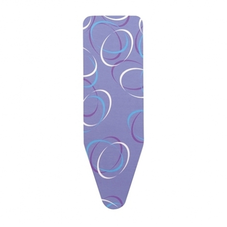 Чехол для гладильной доски 124Х38см (В) со слоем из поролона 2 мм, Движущиеся круги Brabantia