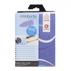 Чехол для гладильной доски 124Х38см (В) со слоем из поролона 2 мм, Движущиеся круги Brabantia