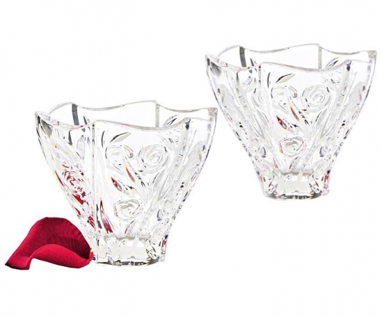 Набор из 2-х хрустальных салатников Розы, 11 см, Marc Aurel