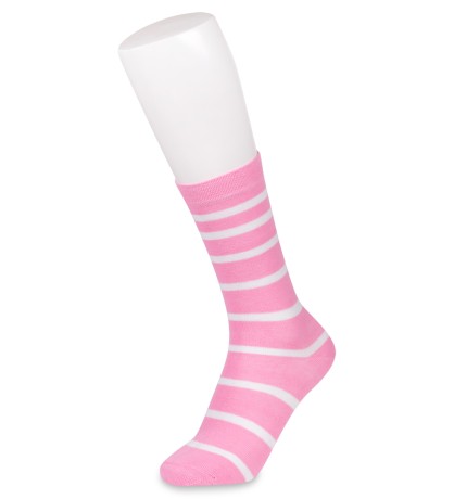 Носки женские Line ASW-0003  35-39 роз-бел (Artsocks)