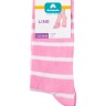 Носки женские Line ASW-0003 35-39 роз-бел (Artsocks)
