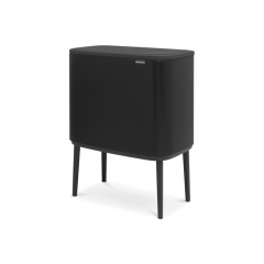 Мусорный бак Touch Bin Bo (3 х 11 л), Черный матовый Brabantia