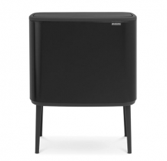 Мусорный бак Touch Bin Bo (3 х 11 л), Черный матовый Brabantia