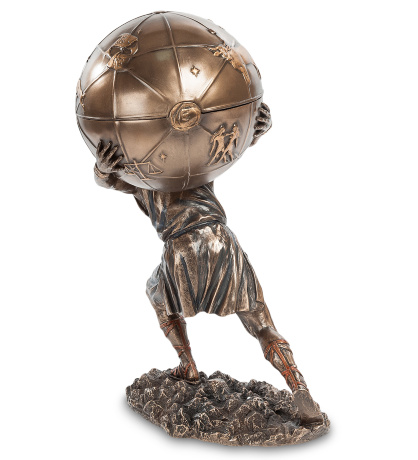 WS-157 Статуэтка-шкатулка "Атлас"