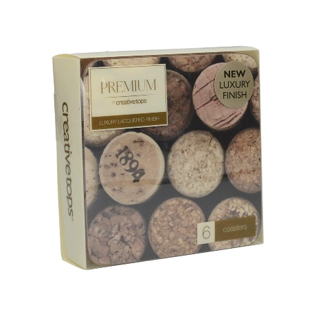 Набор 6 подставок "CORK", 22.8x30 см. CREATIVE TOPS