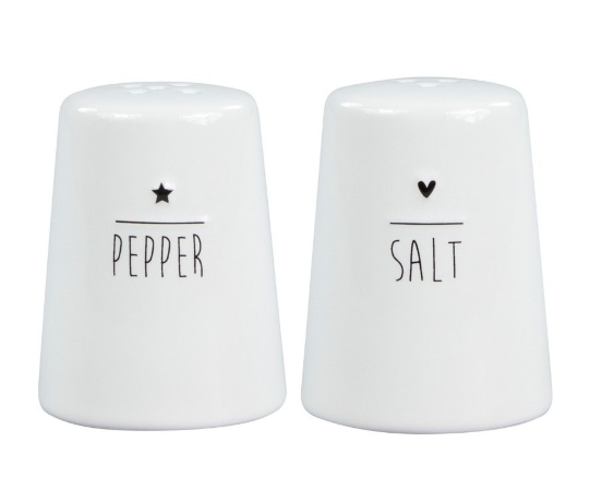 Солонка и перечница Нeart Black Bastion Collections