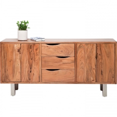 Буфет Nature Line, коллекция "Природная линия" 170*80*45, Акация, Акрил, Фанера, Сталь, Коричневый