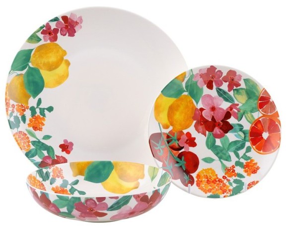 Обеденный набор Capri, 4 персоны, 12 предметов, Maxwell & Williams