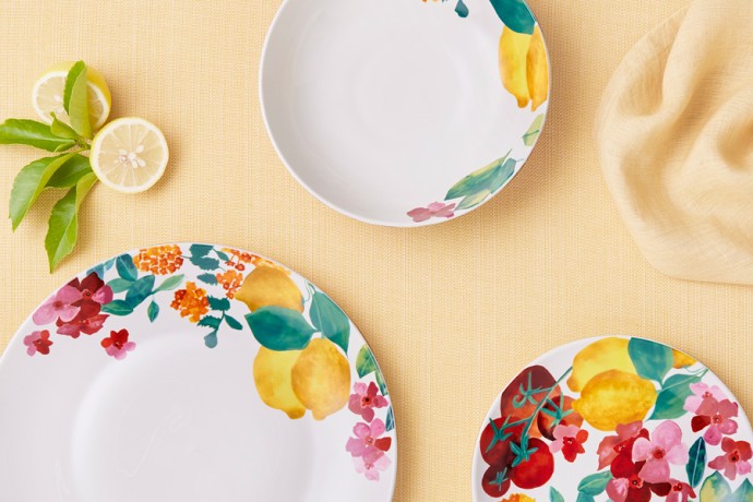 Обеденный набор Capri, 4 персоны, 12 предметов, Maxwell & Williams