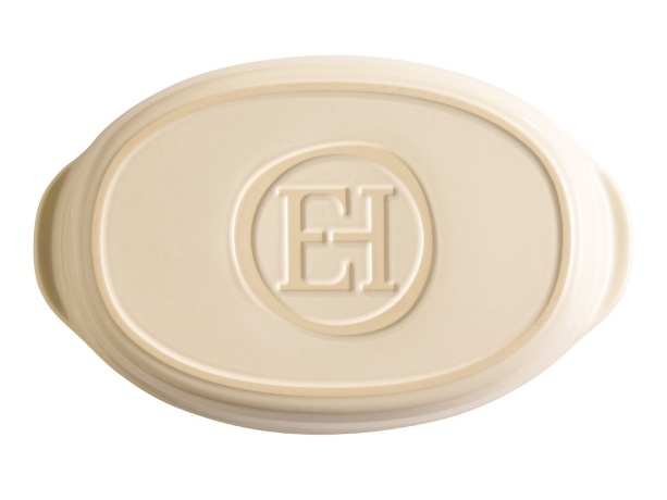 Форма для запекания овальная, 41 см, цвет крем, Emile Henry