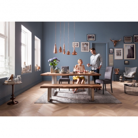 Люстра для столовой Rumble, коллекция "Рокот" 80*158*19, Сталь, Медь, Медный