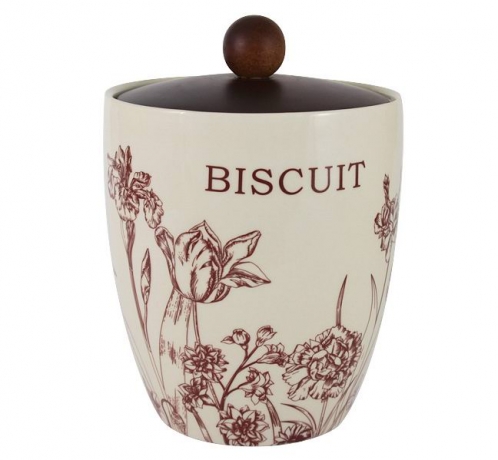 Банка для сыпучих продуктов "Эдем" 1,1 л. печенье, LF Ceramics