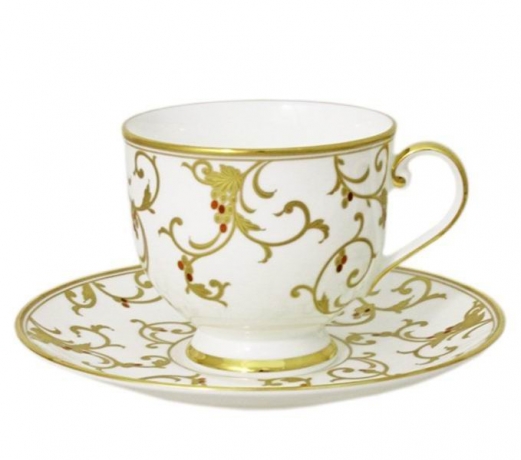 Чашка 0,24л, (бел) с блюдцем (бел) Анатолия, Narumi