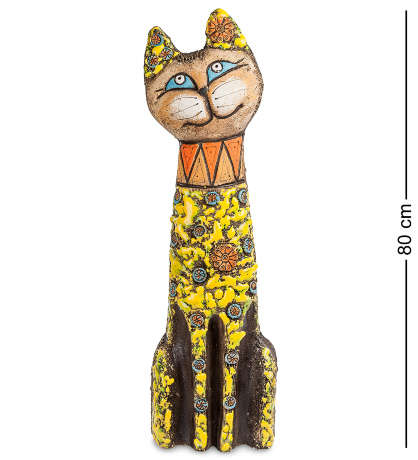 KK-312 Фигурка "Кошка Южная" (летняя) бол шамот