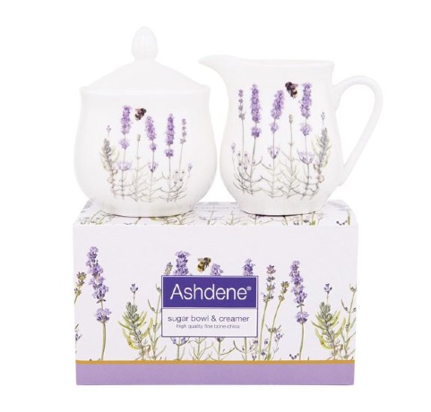 Набор сахарница и молочник, 200 мл. I Love Lavender ASHDENE
