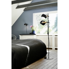 Напольный светильник с двумя лампами, Ø18, черный/алюминий DC Halo Design