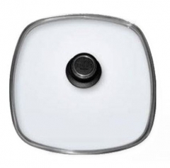 Стеклянная квадратная крышка, 28 см. BAF