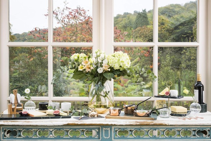 Набор ножей для сыра (ножи 4 шт., подставка для ножей 1 шт.) 10x50x18 см. Kitchen Craft