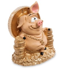 RV-614 Статуэтка Свинка &quot;Желаю богатства&quot;