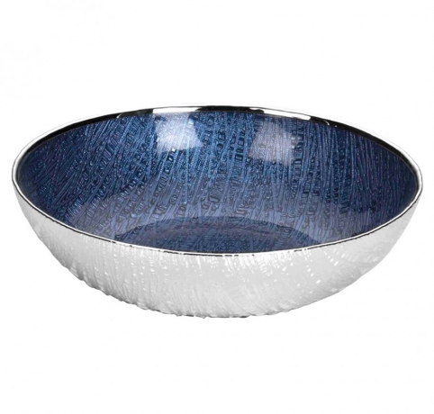 Блюдо, 25 см. синий, Infinity Argenesi