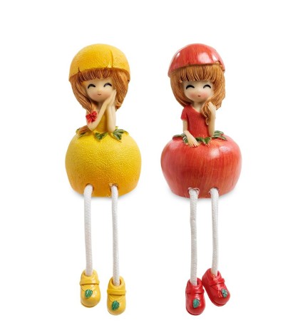 MN-100 Комплект фигурок 2 шт. "Девочки-фруктики"
