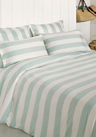 Наволочка "WEEKEND", сатин, 70х70см. салатовый/экрю, BOVI