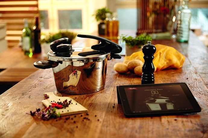 Скороварка Vitavit Edition Design, 4,5 л. 22 см. с таймером vitacontrol Fissler