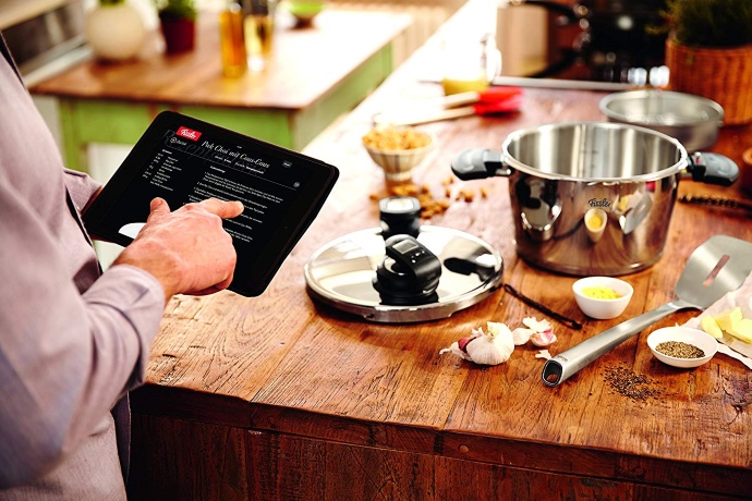 Скороварка Vitavit Edition Design, 4,5 л. 22 см. с таймером vitacontrol Fissler