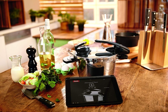 Скороварка Vitavit Edition Design, 4,5 л. 22 см. с таймером vitacontrol Fissler