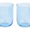 Набор стаканов для воды Rainbow, голубой, 0,39 л, 2 шт. Easy Life