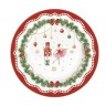 Тарелка закусочная, 19 см, фарфор P, белая, Щелкунчик и фея, Magie de Noel, Easy Life