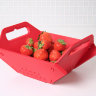 Дуршлаг складной красный
