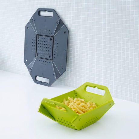 Дуршлаг складной красный