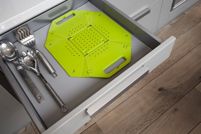 Дуршлаг складной красный