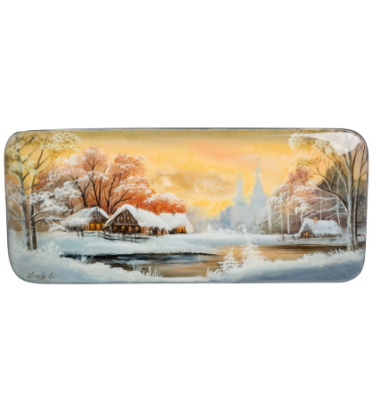 ШК-10/ 42 Шкатулка "Зимний закат" исп. Котова А.