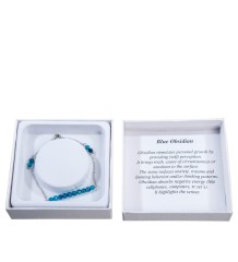 NP-08/1 Браслет с камнями "Агат вены дракона"