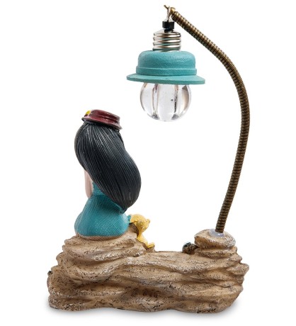 MN-113/1 Фигурка "Девочка с мишкой под фонарем"