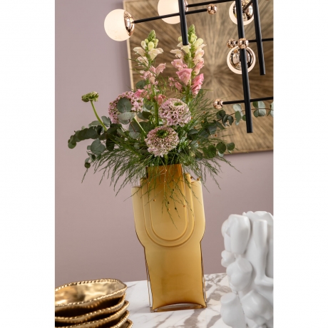 Картина в рамке Mops, коллекция "Мопсы" 65*65*3, Бумага, Стекло, Полирезин, Мультиколор