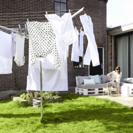 Уличная сушилка Topspinner Brabantia (50 м навески), серый металик