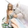 WS-265 Статуэтка Девушка и Единорог "Чистое сердце"