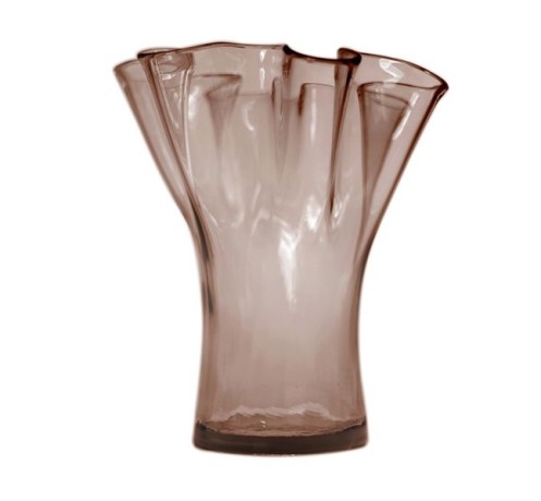 Ваза Artesania, серо-коричневая, 23 см. SAN MIGUEL