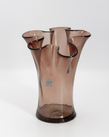 Ваза Artesania, серо-коричневая, 23 см. SAN MIGUEL