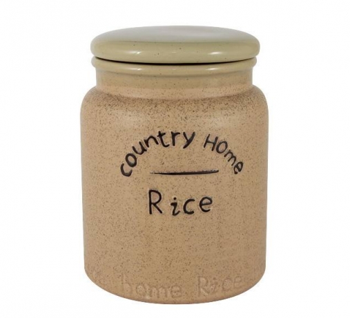 Банка для сыпучих продуктов "Кантри Хоум" 1 л. рис, LF Ceramics