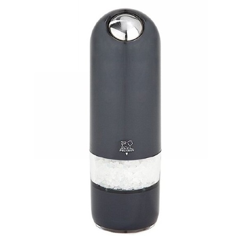 Мельница для соли, 17 см. черный кварц Alaska Quartz Peugeot