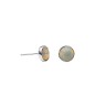 Пусеты Light Grey Opal SWE297 LGO S Fiore Luna