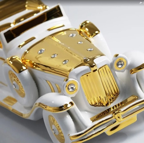 Сувенир машина, 51х16х15 см. EMOZIONI, керамика, swarovski