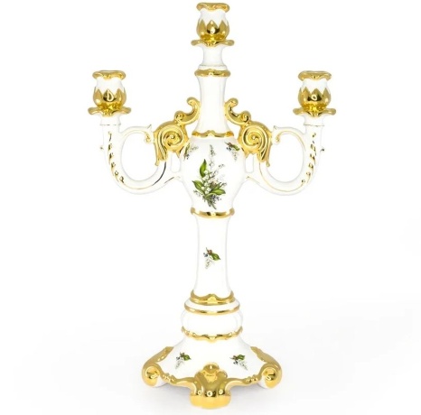 Подсвечник на 3 свечи, 34х20х53 см. PRIMAVERA, керамика